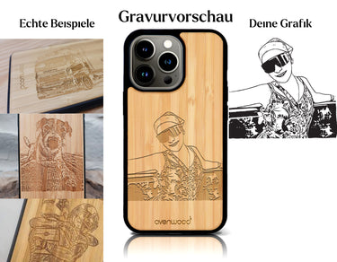 INDIVIDUEL iPhone 15 Plus en plastique bambou